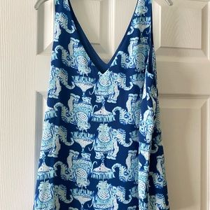 Lilly Pulitzer Florin Reversible Sleeveless V Neck Tank